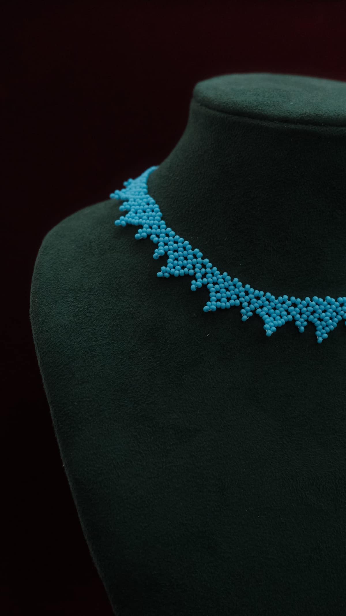 The Lace Choker in Turquoise
